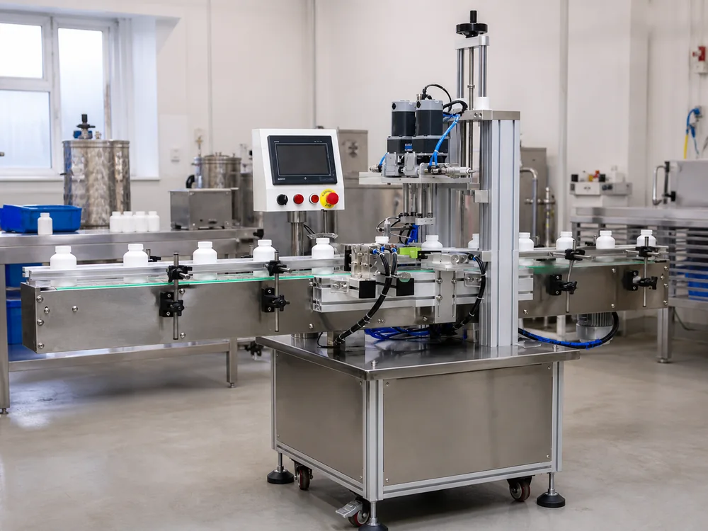 Capping equipment applying closures to containers
